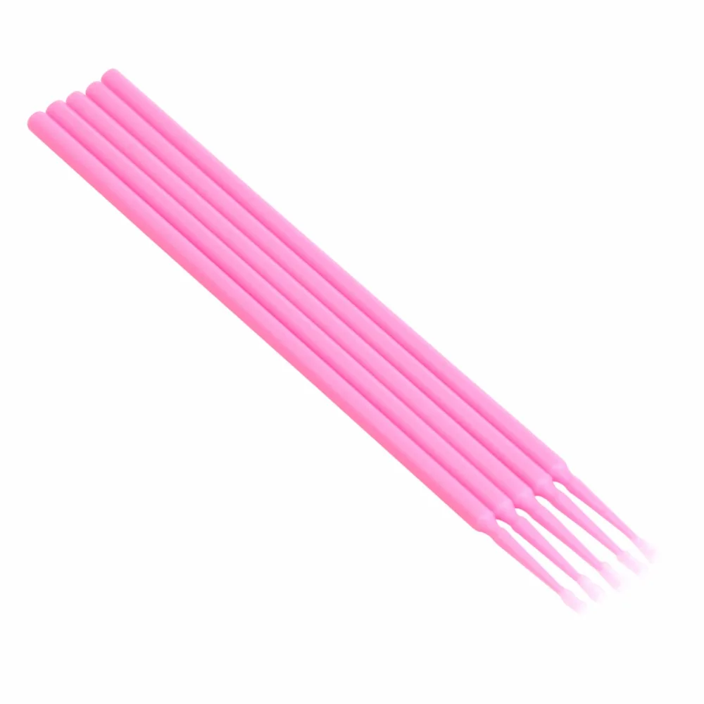 Одноразовые кисти для макияжа 100 шт. ватные палочки прочная микро-кисть туши