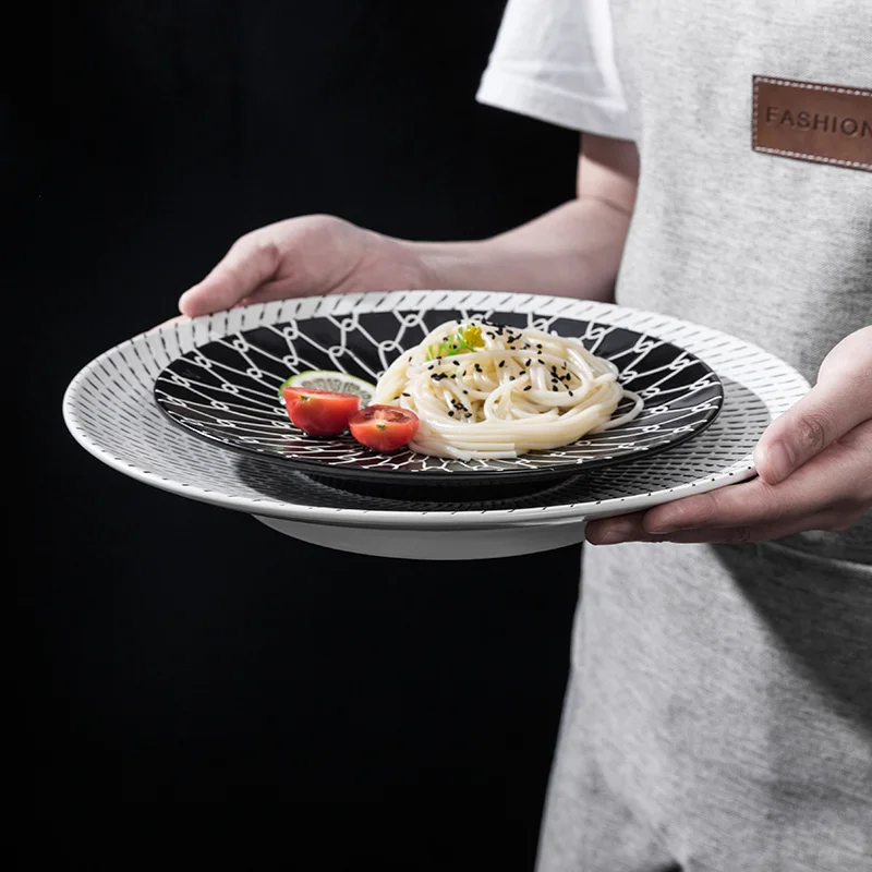 1 шт. посуда Пномпень Геометрическая десертная тарелка 6 дюймов 8 керамическая