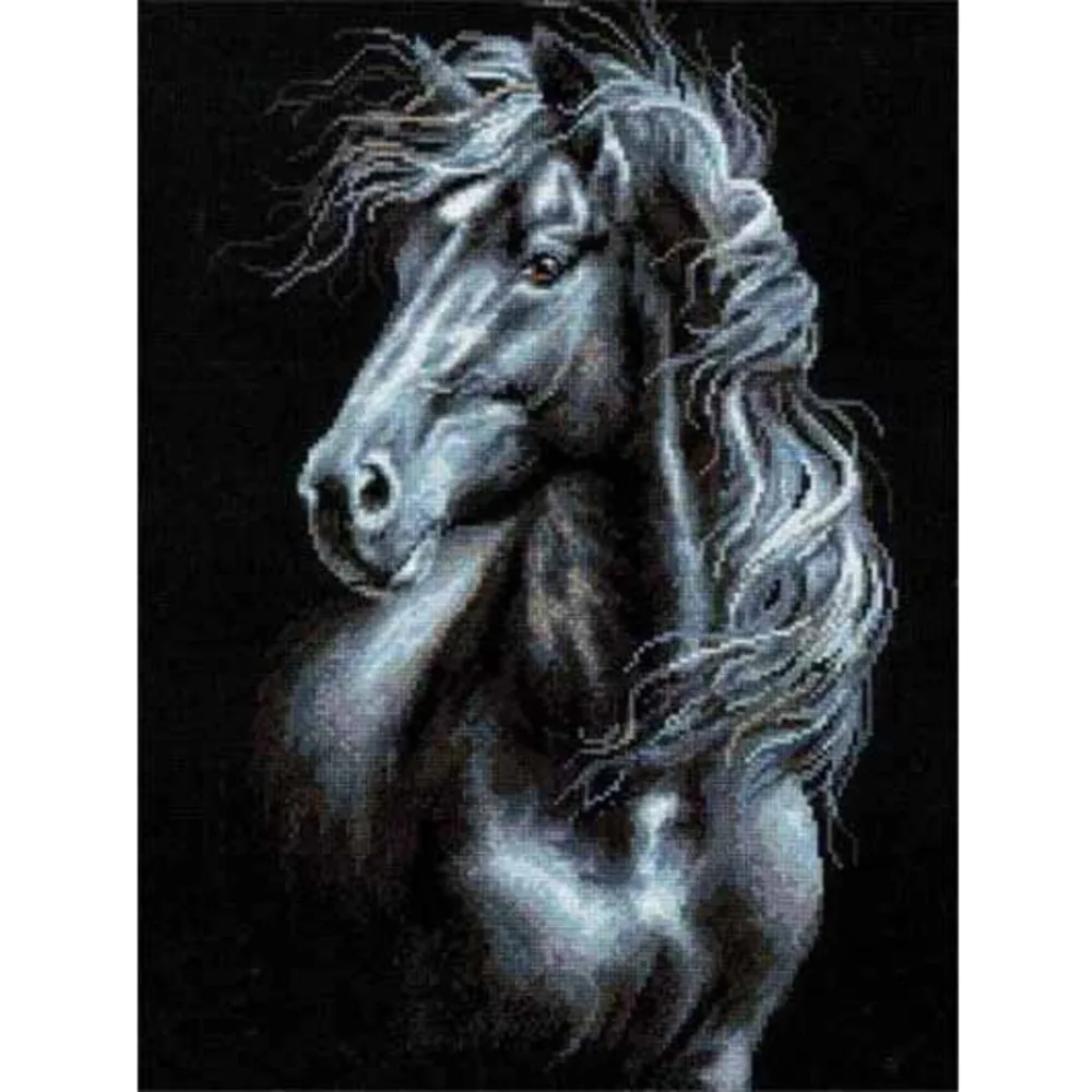 Набор для вышивки крестиком 11CT с изображением лошади | Дом и сад