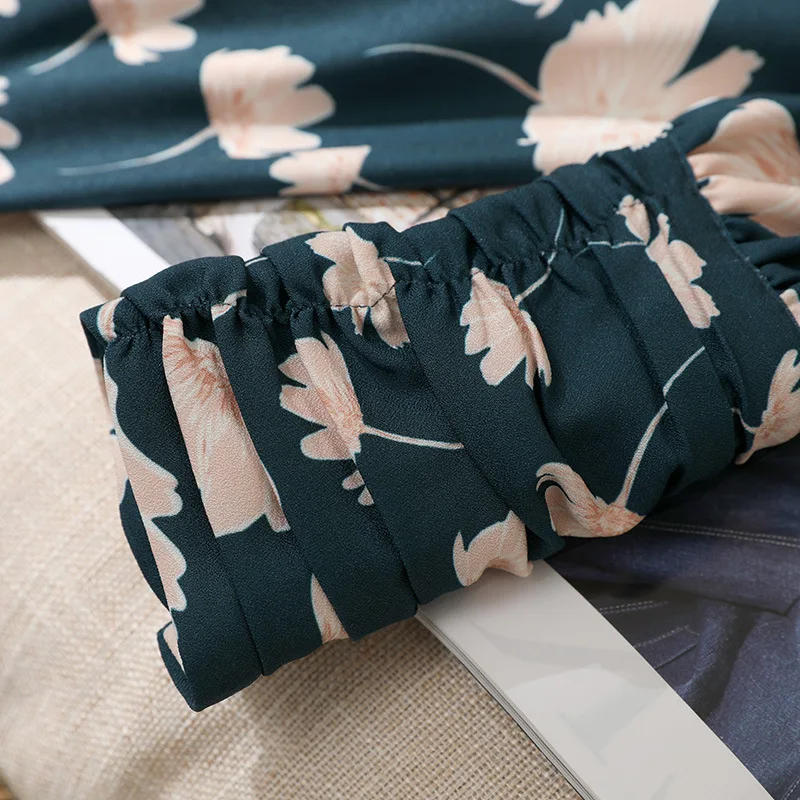 Женское длинное платье с принтом повседневное пляжное асимметричное