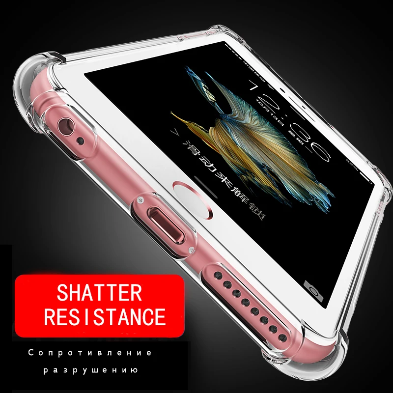 Прозрачные противоударные силиконовые чехлы для телефонов iPhone 11 Pro XR XS MAX 6 7 8 Plus