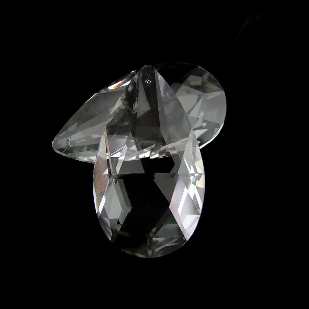 76 мм/100 мм прозрачная сетчатая люстра стеклянная лампа детали призмы подвесная