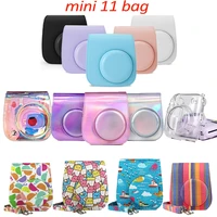 fujifilm instax mini 11 camera accessory artist oil paint pu leather instant camera shoulder bag protector cover case pouch