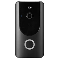 smart home security door bell wireless voice intercom doorbell 2 way talk monitor with outdoor unit button indoor cctv battery