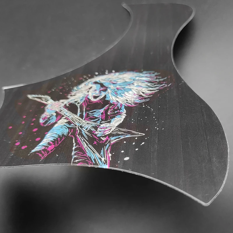 Самодельная защита для акустической гитары самоклеящаяся звукового отверстия