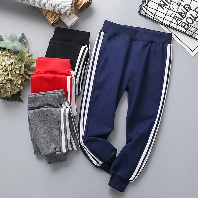 Модные детские спортивные штаны От 2 до 6 лет Повседневные футболки для мальчиков