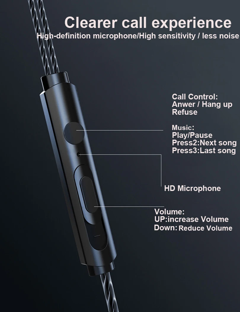 Hi-Fi USB-C наушники-вкладыши динамический диск Тип C наушники Bass Металл Спорт игровая