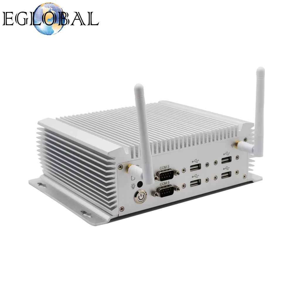 Newest Barebone Industrial Fanless Rugged Mini BOX PC i5-4200U i7-4500U NUC 8USB 6RS232 COM 2LAN VGA HDMI WIFI Tablet | Компьютеры и