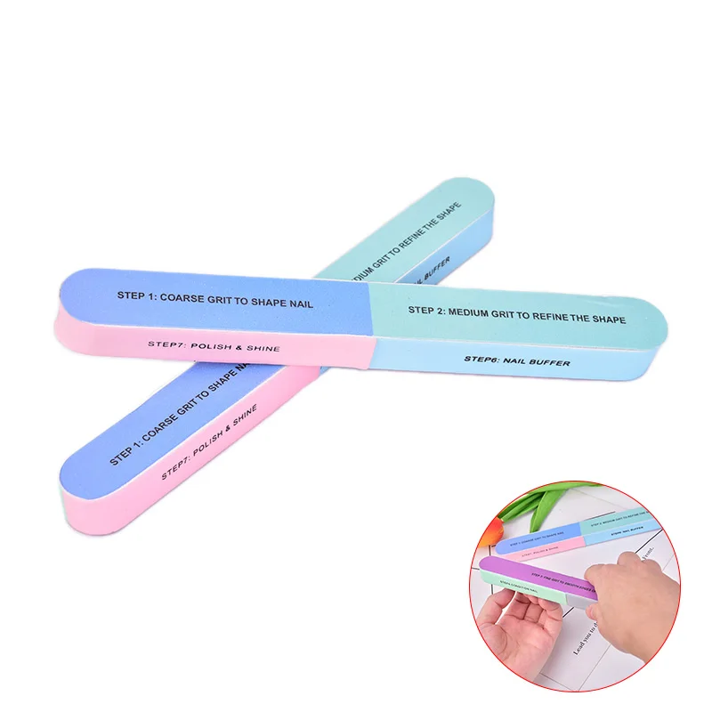 

Sponge Nail File Sanding Form Nail Buffers File For UV Gel Nail File Buffer Block Polish Manicure Pedicure Sanding Nail Art Tool