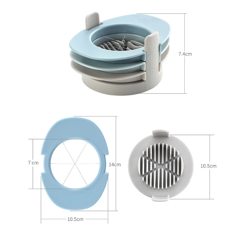Кухонный Ace 3 в 1 Многофункциональный нож для яиц и резак секционный форма