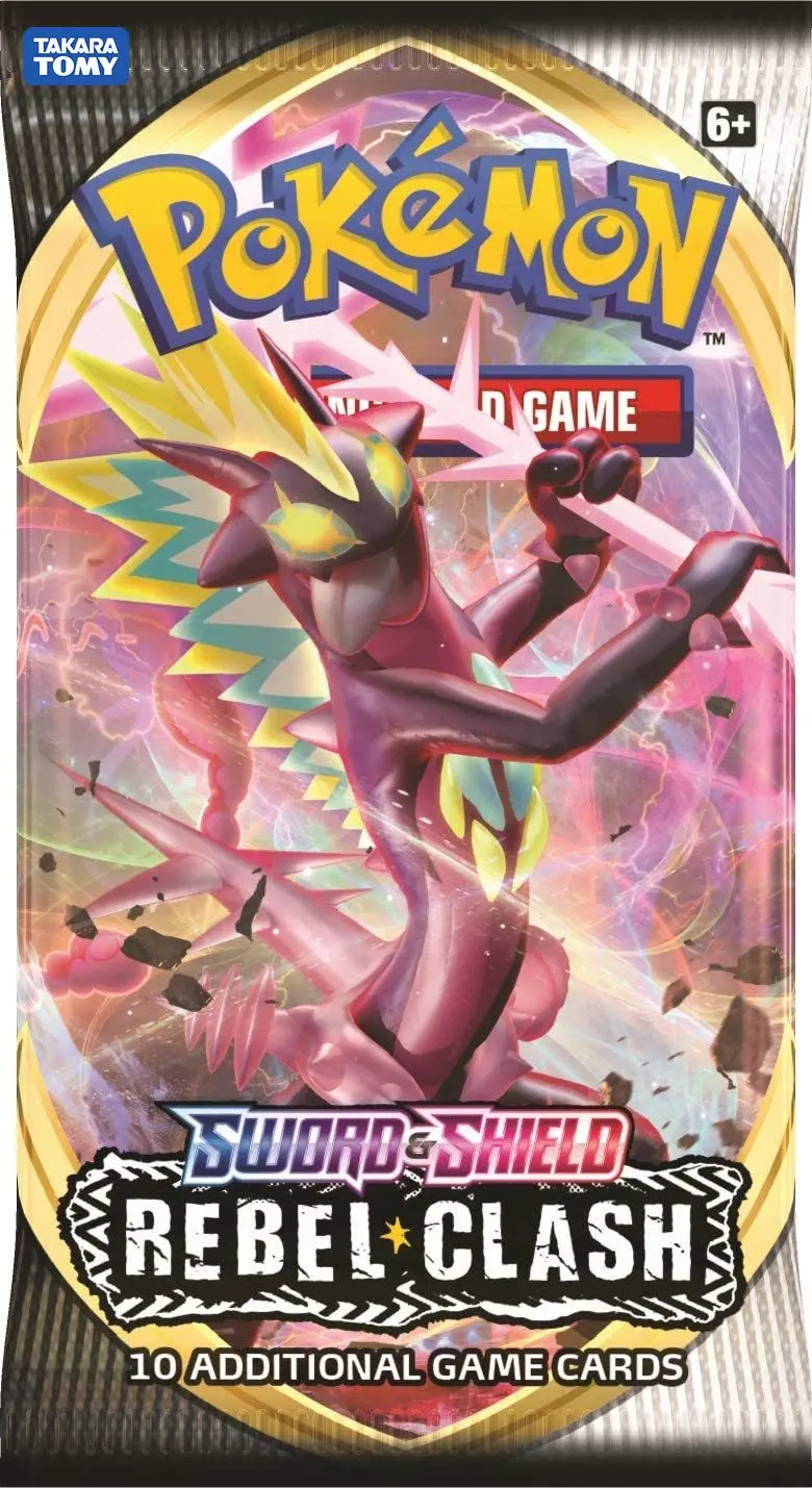 

TAKARA TOMY 324Pcs/box Collectibles Pokemon TCG: Sword & Shield Rebel Clash Booster Box Collectible Trading Card Game Set Toys