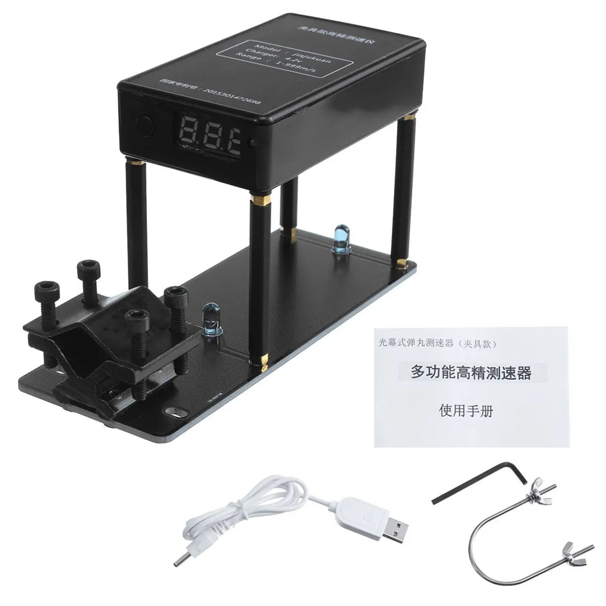 

NEW Speed meter Shooting Speed Tester 1-999m/s Muzzle Meter Velocimetry Measuring Tool