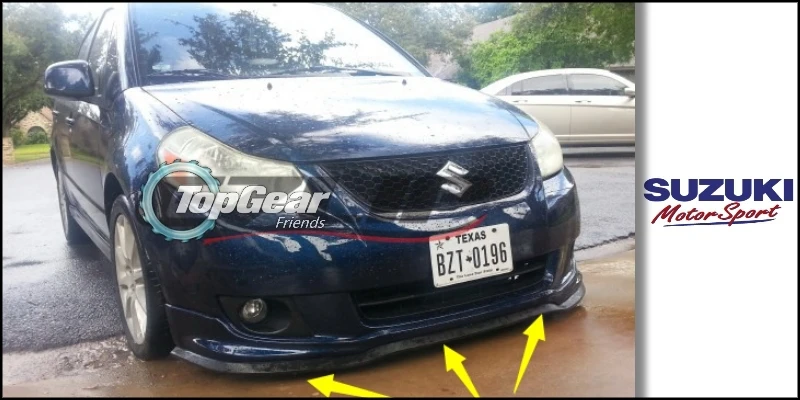 Дефлектор губ бампера для Suzuki Ertiga передняя юбка спойлера ДЛЯ вентиляторов TopGear