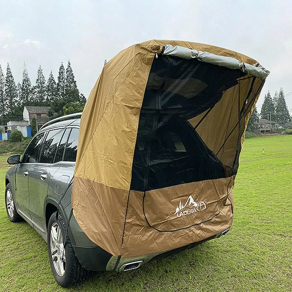 

Truck Tent Sun Shelter SUV Tent Auto Canopy Portable Camper Trailer Tent Rooftop Car Awning Outdoor Camping 2021