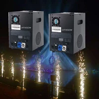 2 pieces of firework machine 600w dmx cold spark machine effect lighting dj wedding sparklers with remote function