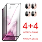 8in Полноразмерное стекло для Xiaomi 11 Lite 5G NE, закаленное стекло для Xiaomi 11 Lite 5G NE, защита экрана, защитная пленка для объектива телефона