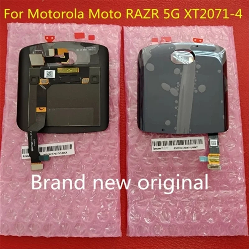Pantalla LCD Original para Moto, montaje de digitalizador con pantalla t&aacute;ctil de repuesto de cristal para Motorola Moto Razr 5G 2020 XT2071-4-0