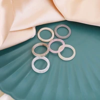 retro new korea chic transparent aesthetic ring minimalist acrylic resin thin ring for women jewelry party gifts