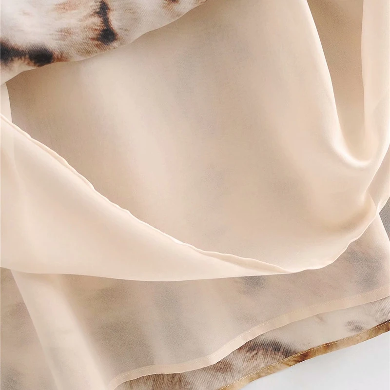 Женское винтажное платье Evfer с животным принтом элегантное желтое длинное