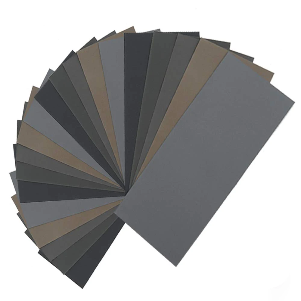 

20Pcs Wet Dry Sandpaper, High Grit 1000/2000/3000/5000/7000 Sandpaper Sheets Assortment For Wood Metal Polishing Automotive Sand