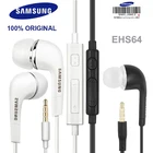 Гарнитура Samsung EHS64, со встроенным микрофоном, проводные наушники-вкладыши 3,5 мм для смартфонов