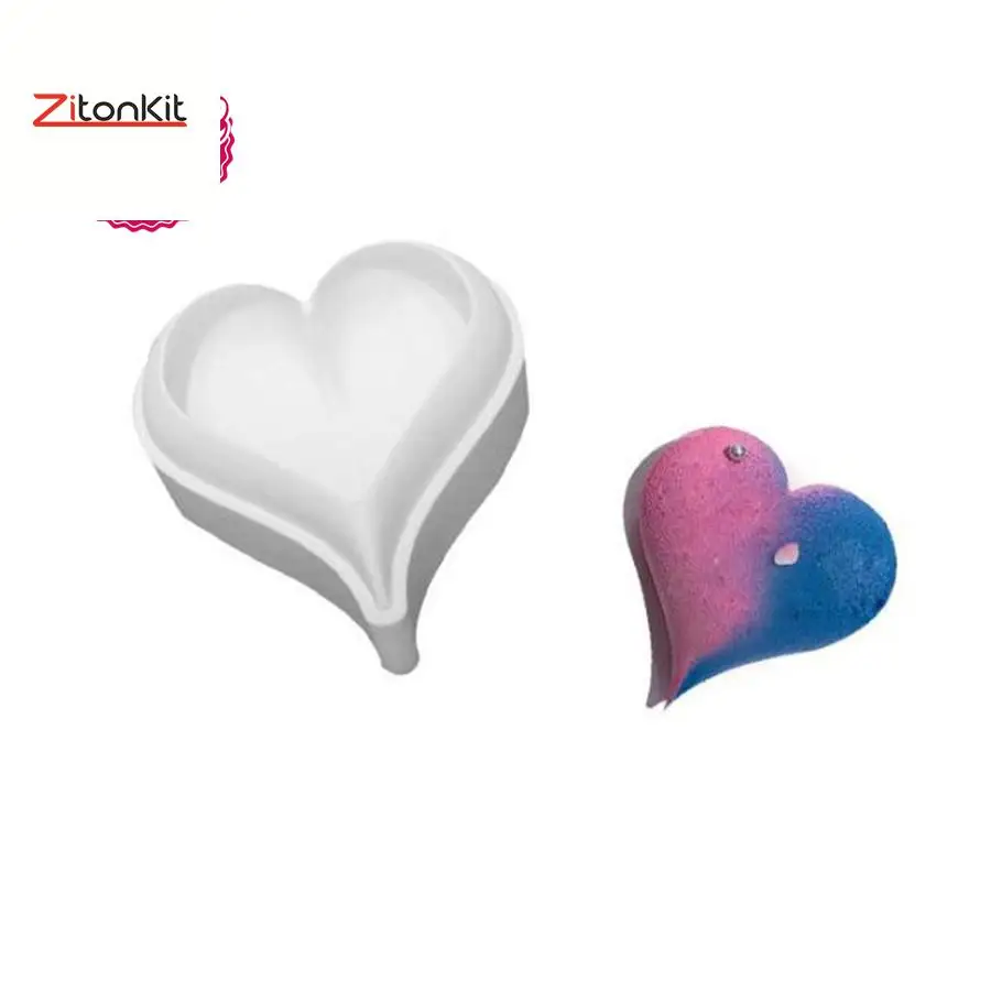 2/1 шт. сердце силиконовая форма для торта 3D противни запекания торт декоративные