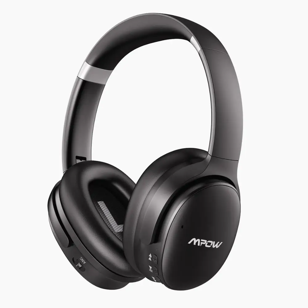 Black-AB Headphone Mpow H10 Hi-Fi стерео музыкальные гарнитуры наушники с шумоподавлением Накладные наушники 25H время воспроизведения беспроводные Bluetooth наушники с микрофоном - Цвет: Black-AB Headphone
