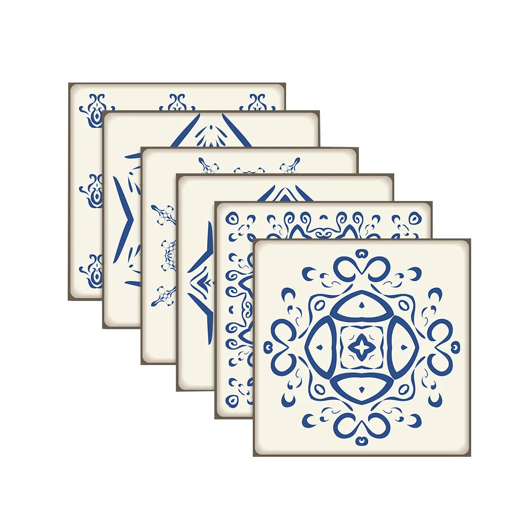 3D 6 шт. кафели Стикеры 20x20 мм Кухня Ванная комната линия талии для украшения стен s