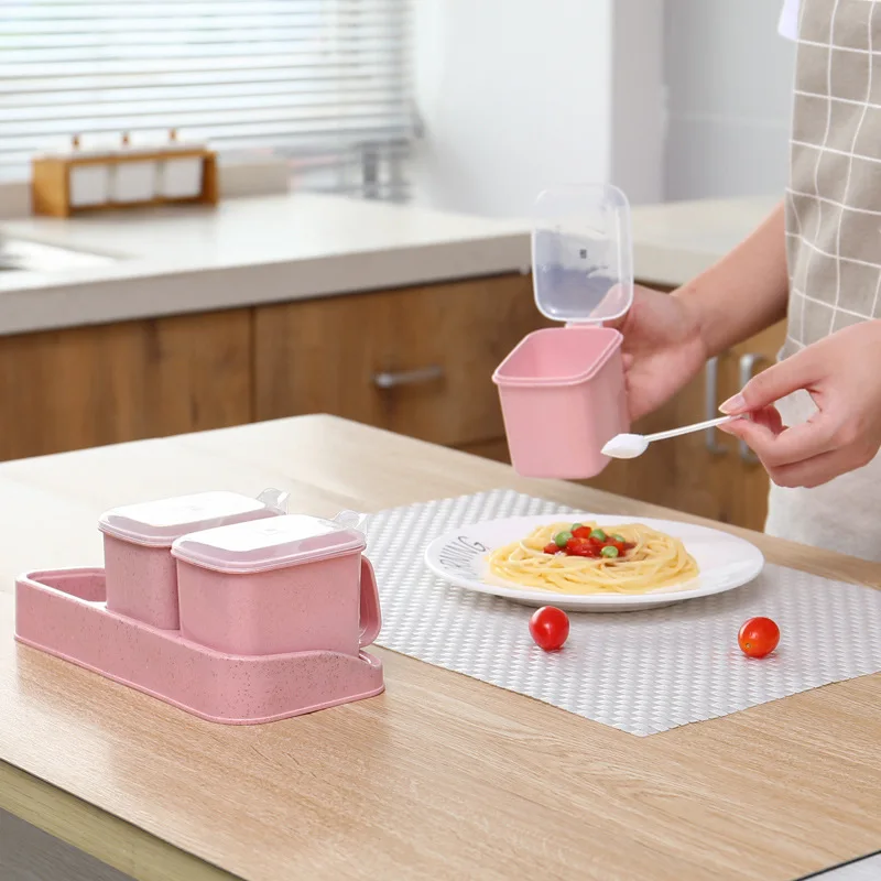 Набор контейнеров для приправ бытовой прибор с ложкой кухонные принадлежности