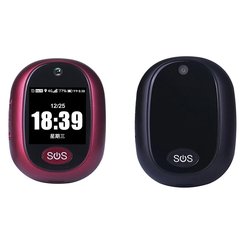 Fiyat RF-V45 4G Bireysel GPS Izleyici Kolye Tek Anahtar SOS Anti-kayıp Bulucu Yaşlı çocuklar Için GPS ücretsiz APP Platformu