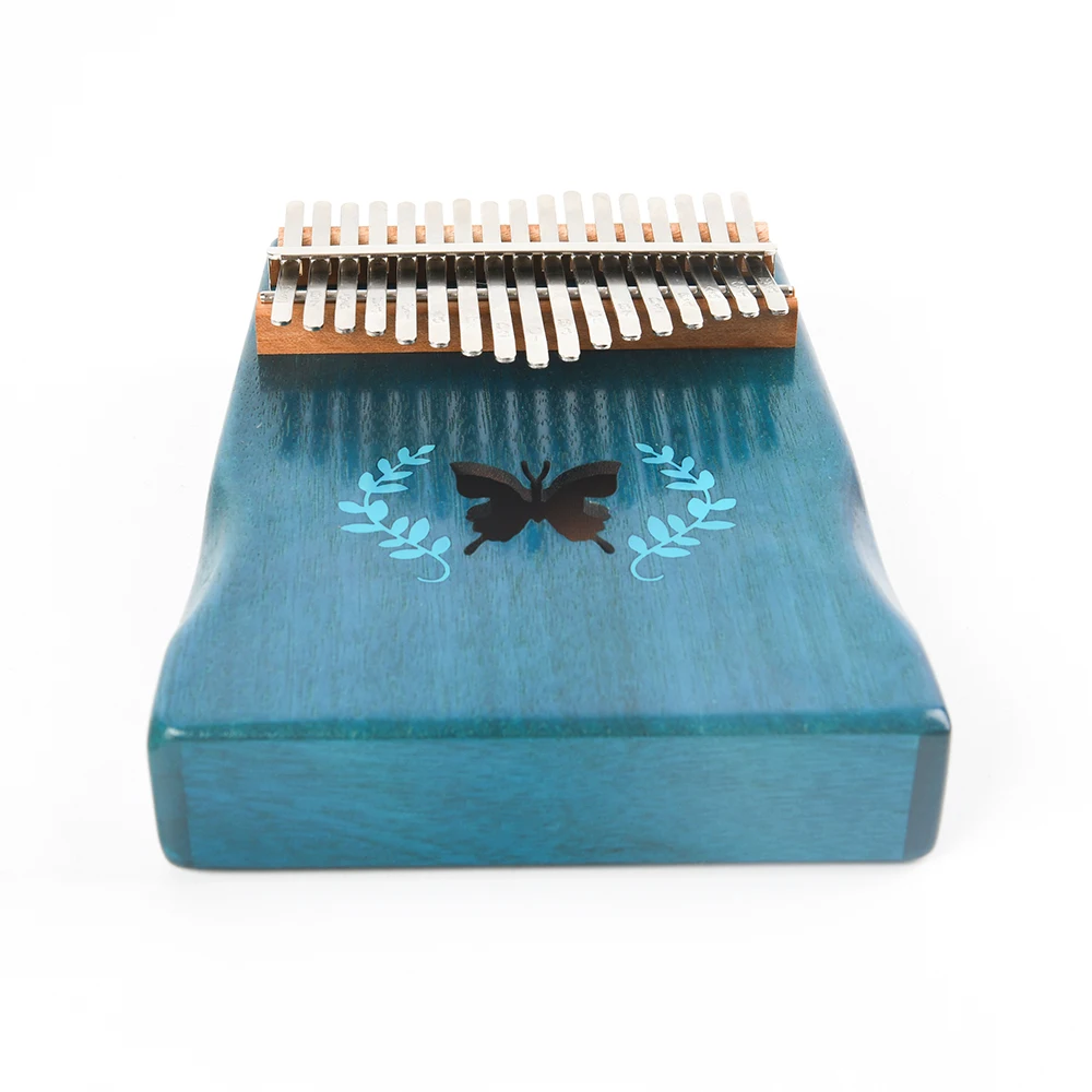 17 клавиш калимба узор акустическая палец фортепиано мбира твердой древесины