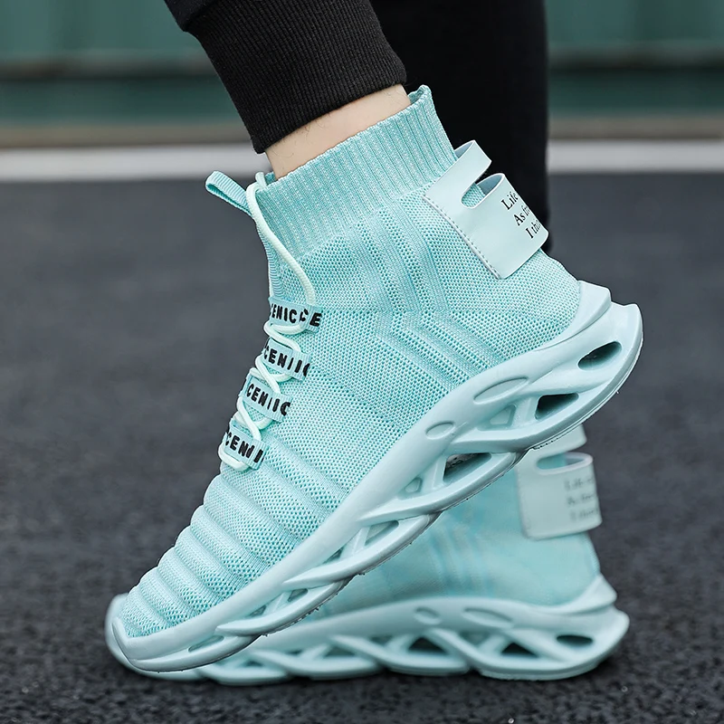 Мужские кроссовки Bjakin с высоким берцем для бега на открытом воздухе спортивная