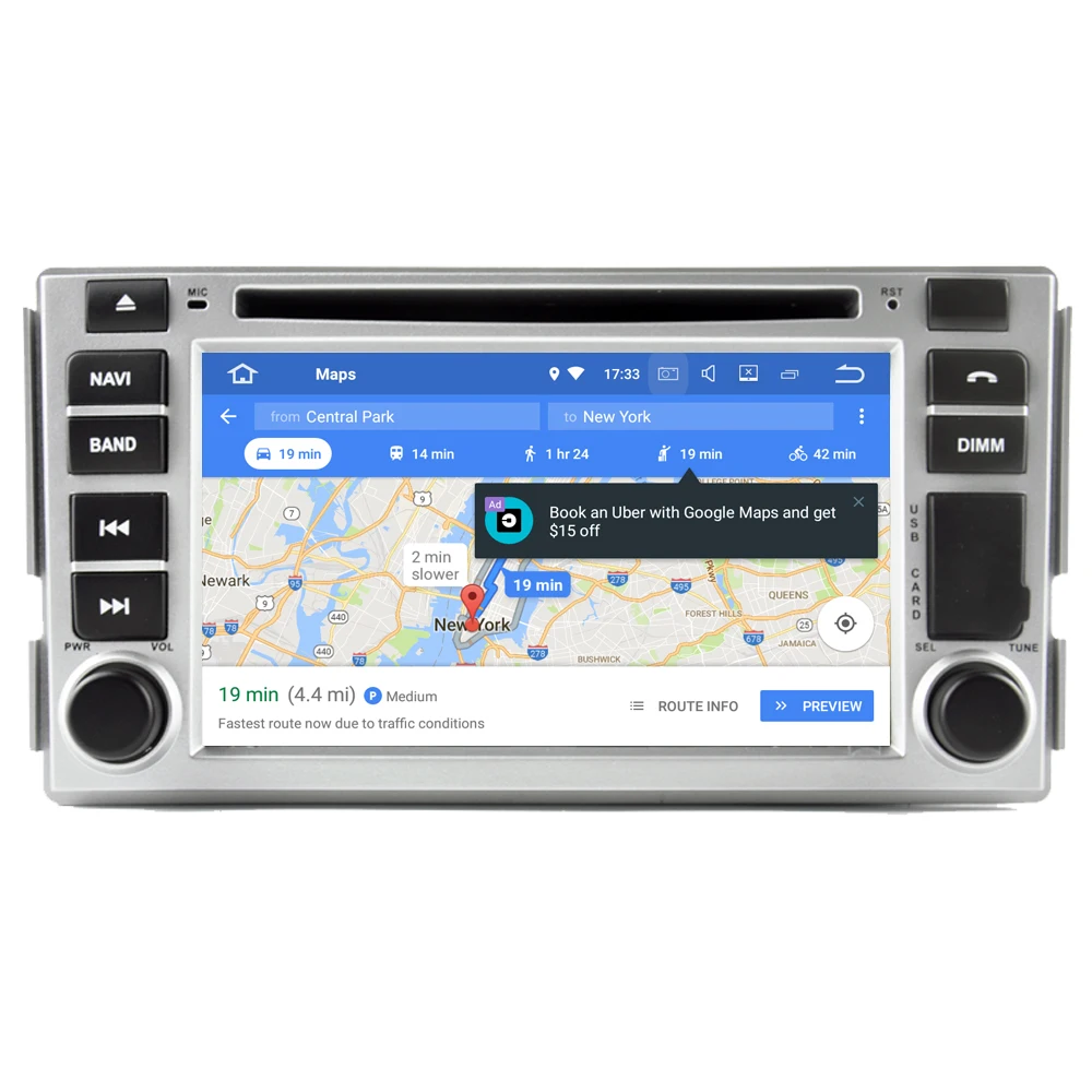 Автомагнитола RoverOne мультимедийный DVD-плеер на Android 10 с GPS Bluetooth для Hyundai SantaFe Santa Fe -
