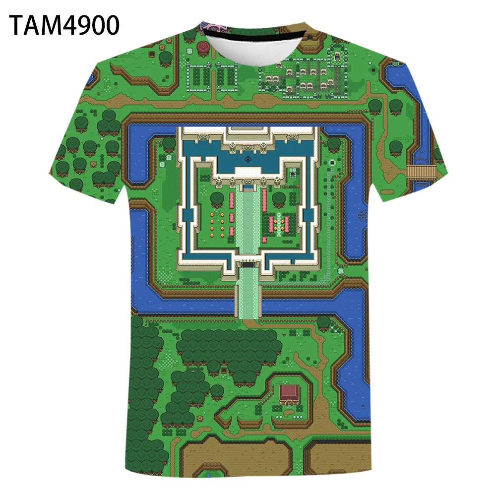 Nintendo Игры 2021 новый модный уличный Стиль Универсальный Пара 3D Футболка с принтом