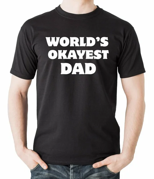 

Gift For Dad World's OKAYEST Dad T-Shirt Father's Day Tee Shirt