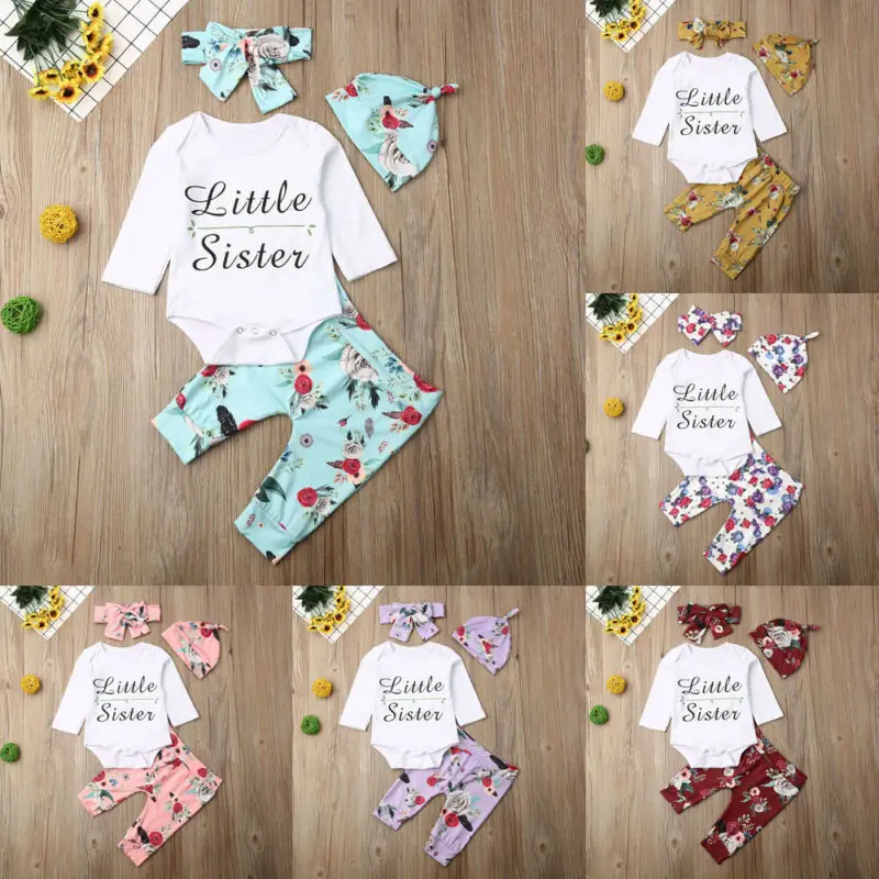 Костюм для новорожденных девочек 0 18 месяцев из 4 предметов комбинезон принцессы