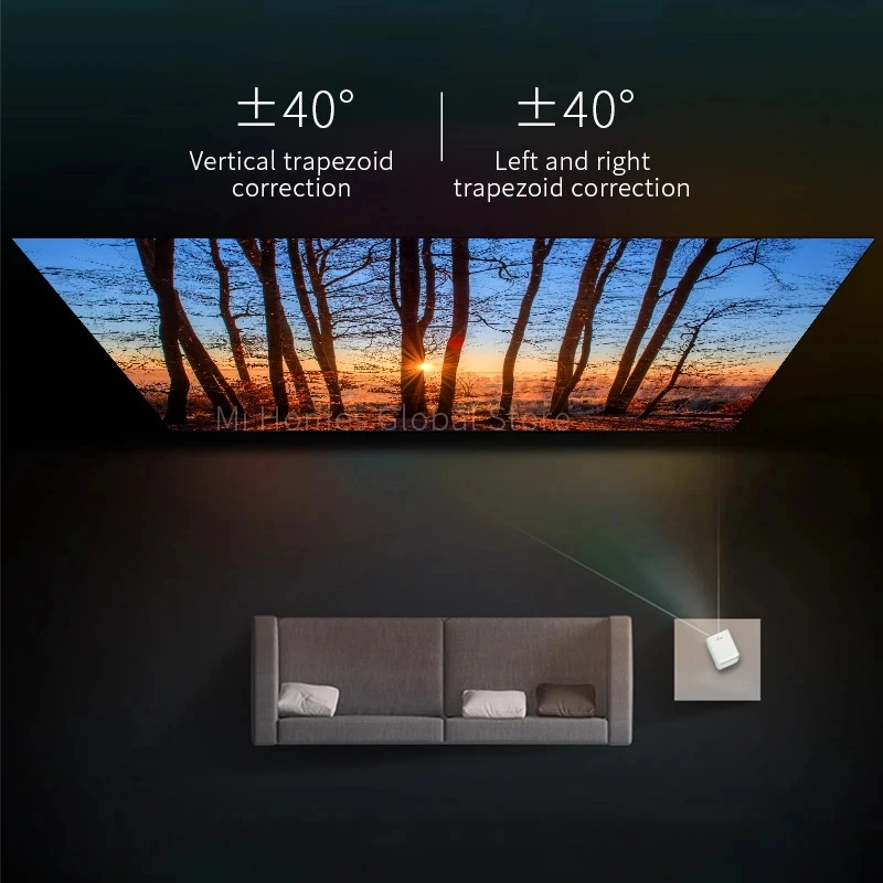 Проектор глобальная версия Wanbo T2 MAX Android 9 0 4K 1080P светодиодный портативный