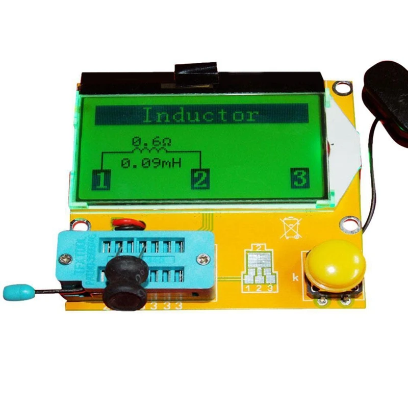 

LCR-T3 тестер транзисторов, диодов, триодов, емкости ESR LCR Meter MOS PNP NPN