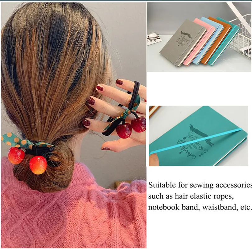 Meetee 5/10/20 м 5 мм эластичные ленты толстая плоская резиновая веревка