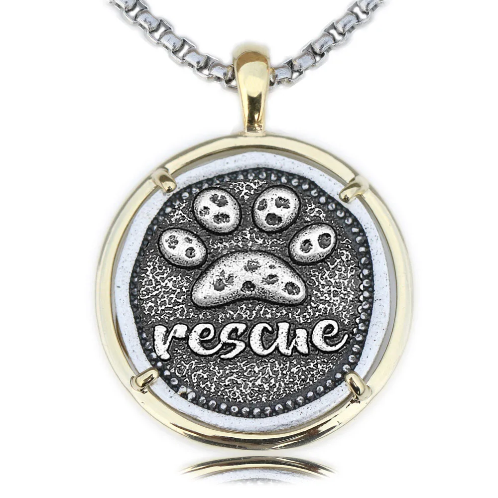 Ожерелье с подвеской в виде собачьих лап | Украшения и аксессуары