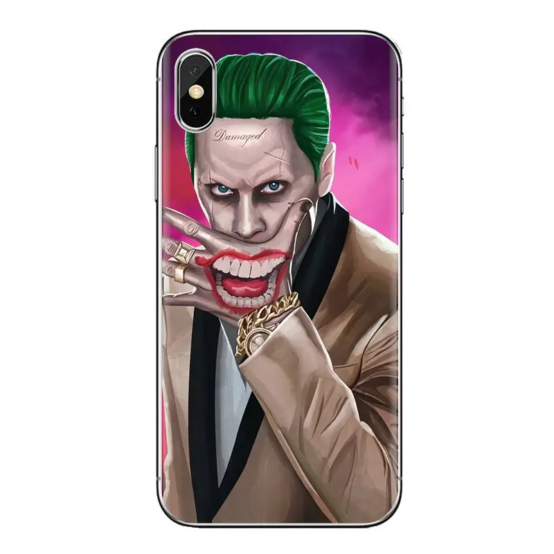 В стиле Джокер ручной улыбка с принтами &quotотряд самоубийц&quot &quotчехол для