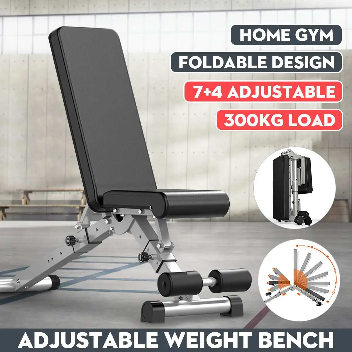 

Household Fitness Workout Gym Exercise Training Equipment Indoor Fitness Adjustable Fitness Stool Dumbbell Bench Sit Up Stool