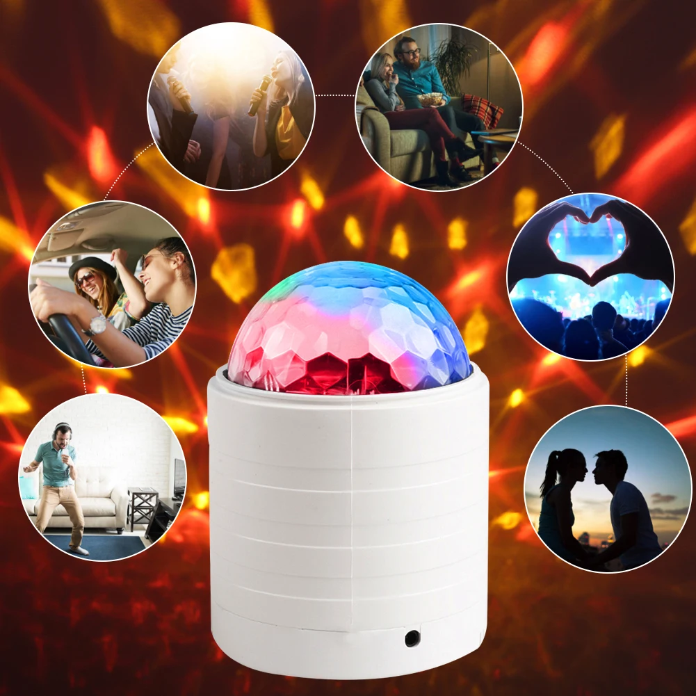 

Colorful Bluetooth Stage Effect Lighting Effect Lighting Lamp Bulb Party Global LED Disco Laser Projector Light
