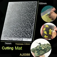 aj0088 stainless steel gundammilitary model forest desert camouflage cover paper cutting mat 172 1100%ef%bc%89