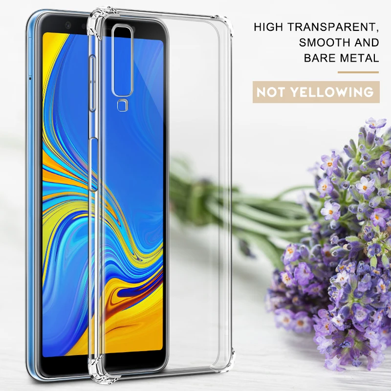 Противоударная подушка безопасности Чехол для samsung Galaxy A10 A20 A30 A40 A50 A60 A70 A80 A90 M10 M20 M30 A40s M40 A205 A305 Мягкий силиконовый чехол