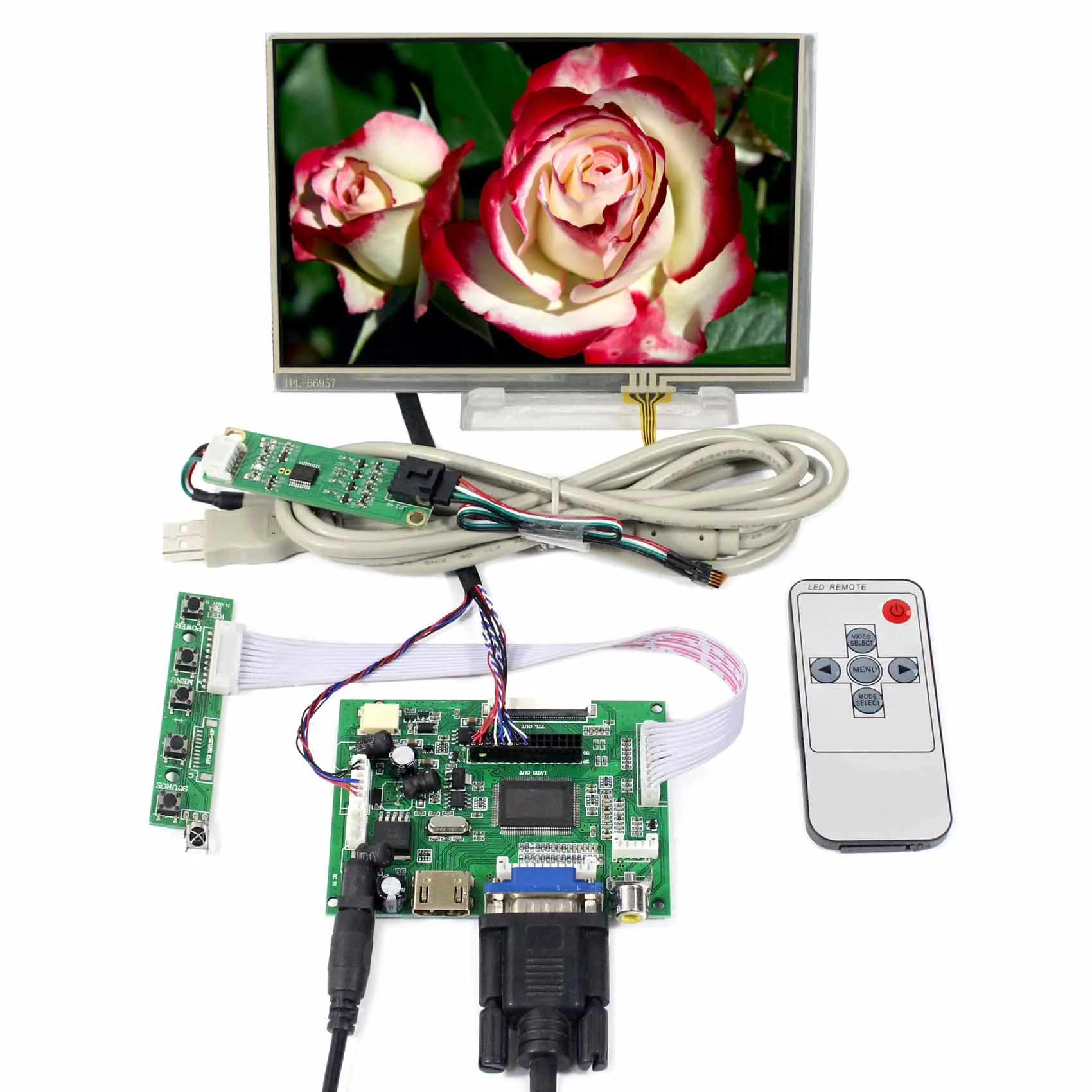 LCD Board VS-TY2662-V1 with 7inch 1280X800 IPS LCD Screen With Touch Sensor