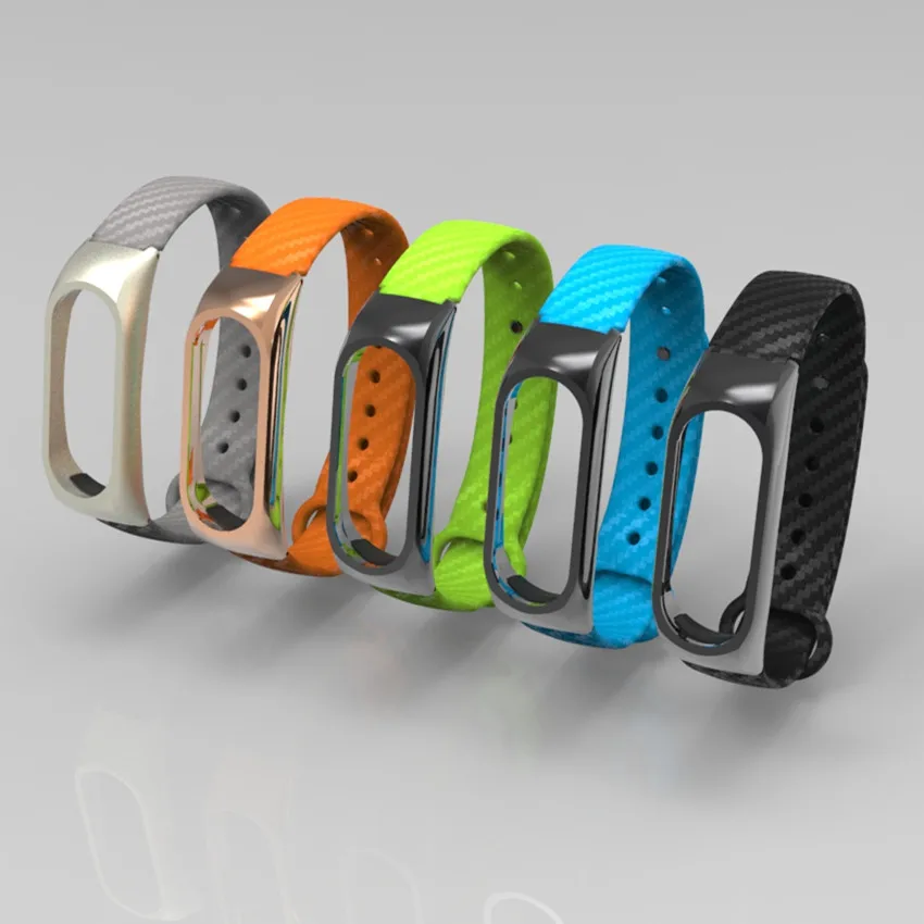 Цветной силиконовый ремешок для смарт-браслета Miband Mi Band 2 | Электроника