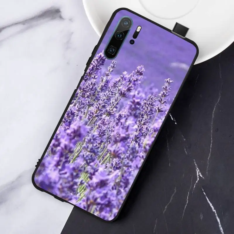

Lavender purple flowers Phone Case For Huawei honor Mate P 10 20 30 40 Pro 10i 9 10 20 8 x Lite