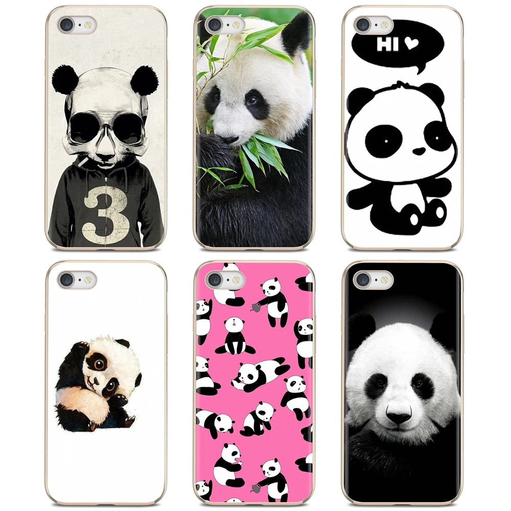 Милый китайский панда тонкий силиконовый мягкий чехол для телефона Huawei G7 G8 P7 P8 P9