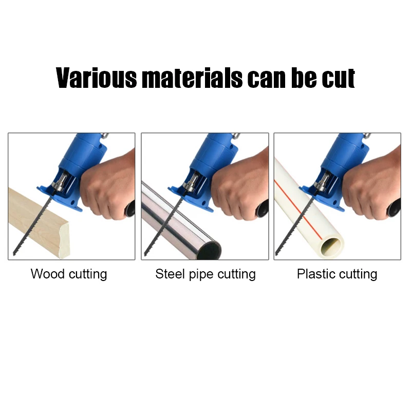 

Mini Modified Electric Saw Head with Handle Suit for Electric Drill Reciprocating Saw Modified Head can CSV